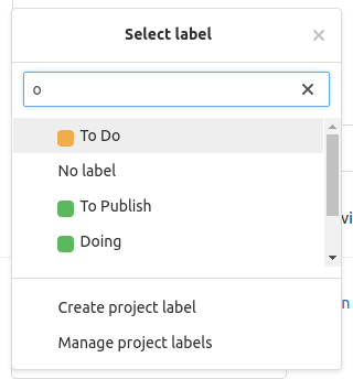 Adding labels without quick-actions